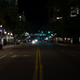 Somehow there are two cars on the street in this shot. There weren’t a lot of cars driving around. The truck parked on the right is mine. More importantly, look at the bonkers starburst from the headlights, and this was with the lens wide open!